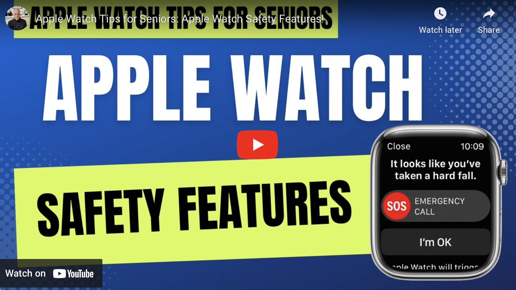 Apple watch safety features